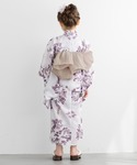 浴衣 floroキッズ浴衣2点セット (浴衣+...の詳細画像4