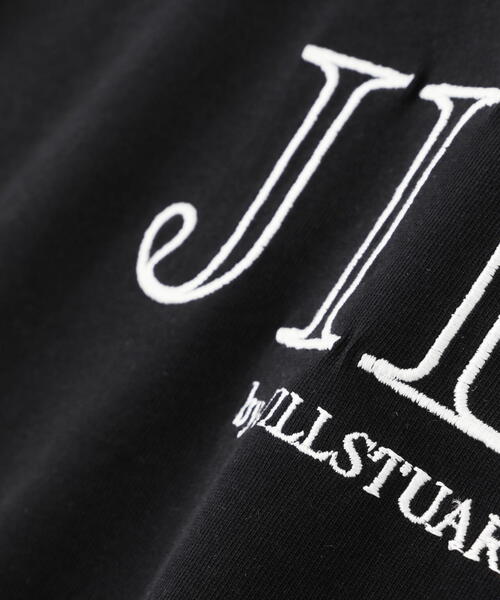 JILL by STUART tシャツ オーガニックコットンロゴライン刺繍T
