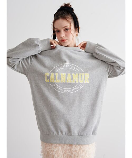 CALNAMUR スウェット カレッジロゴスウェット「セットアップ対応 