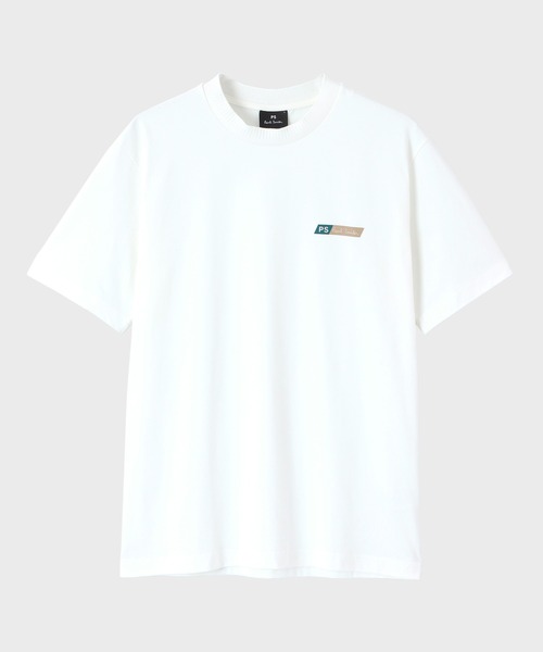 即納【Paul Smith】\"Big Logo\" Tシャツ 半袖 クルーネックStripe 半袖クルーネックTシャツ | Paul Smith (Men)/ポール・スミス