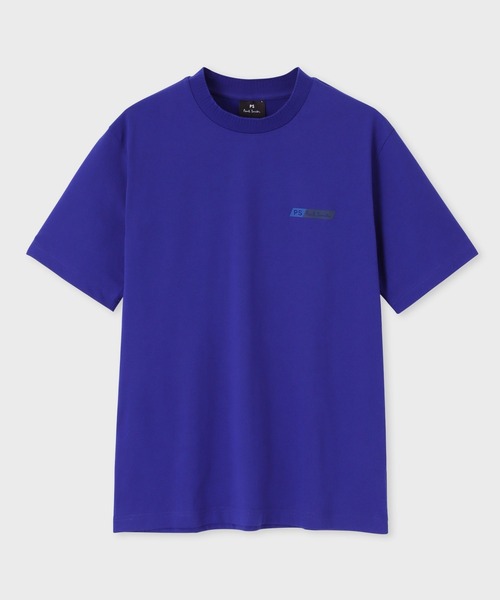 PS Paul Smith tシャツ PSロゴ ネックリブ 半袖カットソー