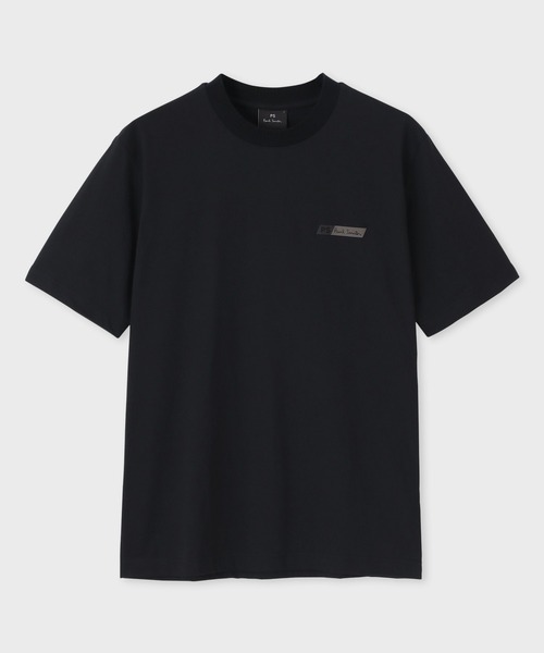 PS Paul Smith tシャツ PSロゴ ネックリブ 半袖カットソー