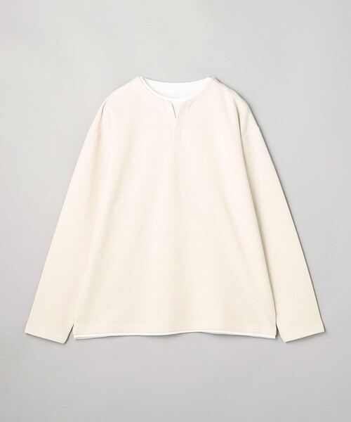 coen（コーエン） tシャツ スキッパーレイヤードロングTシャツ メンズ