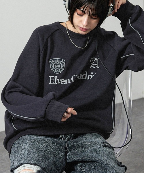 スウェット・トレーナー ALEX SWEATSHIRT トレーナー スウェット 「Alfred Alex」ラグランゲームビッグ