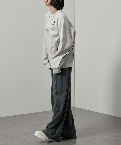 トレーナー スウェット 「Alfred Alex」ラグランゲームビッグ