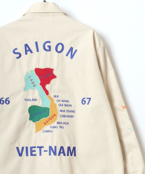 HOUSTON（ヒューストン） ミリタリージャケット モッズコート Cotton