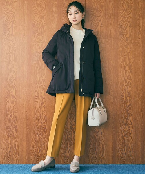 美品✨スローブイエナ　ドロストコード　ショートダウンジャケット　2way 40 美品✨スローブイエナ ドロストコード ショートダウンジャケット 2way 40