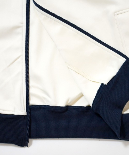 おしゃれスタ ジャージ embroidery side line track jacket/胸