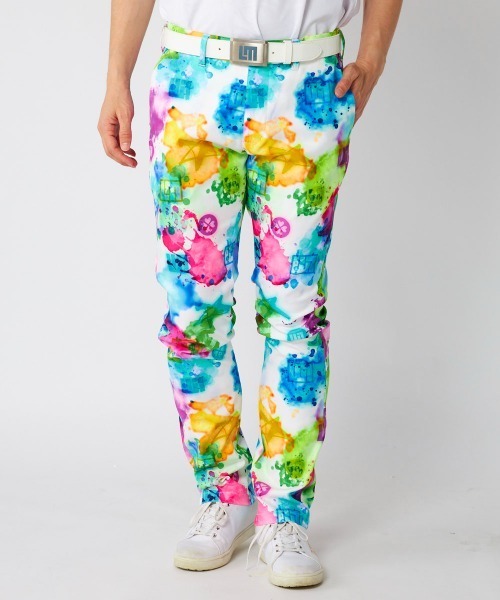 Loudmouth ロングパンツXL パンツ 「Loudmouth/ラウドマウス」柄ロングパンツ ゴルフ