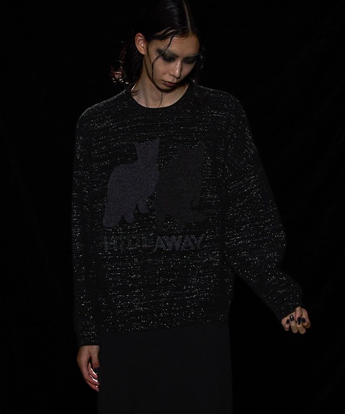 トップス BLAYMORE Hideawy Glitter Knit BLAYMORE】Hideaway Glitter Knit / ラメ糸 猫 ニット（ニット