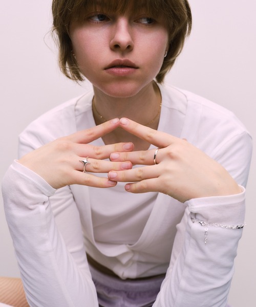 whoseA（フーシー） 指輪 リング 「silver925」4pointed starRing/ 四