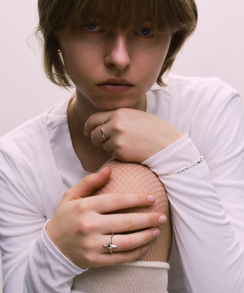 whoseA（フーシー） 指輪 リング 「silver925」4pointed starRing/ 四