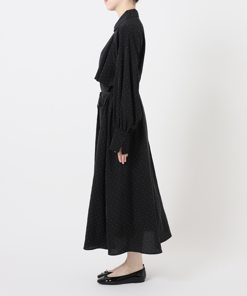 IENA（イエナ） ワンピース 「WEB限定/追加」ドットサッシュワンピース