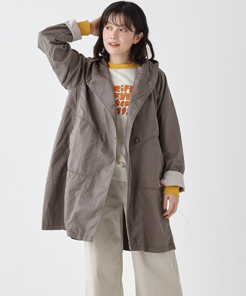 【24SS】JOURNAL STANDARD ライトクロスフードトレンチコート JOURNAL STANDARD｜この春の一軍アウター｜JOURNAL STANDARD LADYS