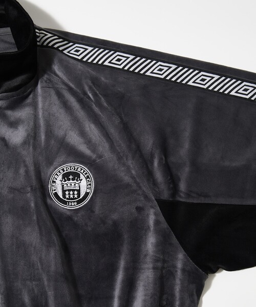 アンブロ ベロア トラックジャケット メンズ チャコール M セール】UMBRO/アンブロ 別注 Velour Track Jacket/ベロア