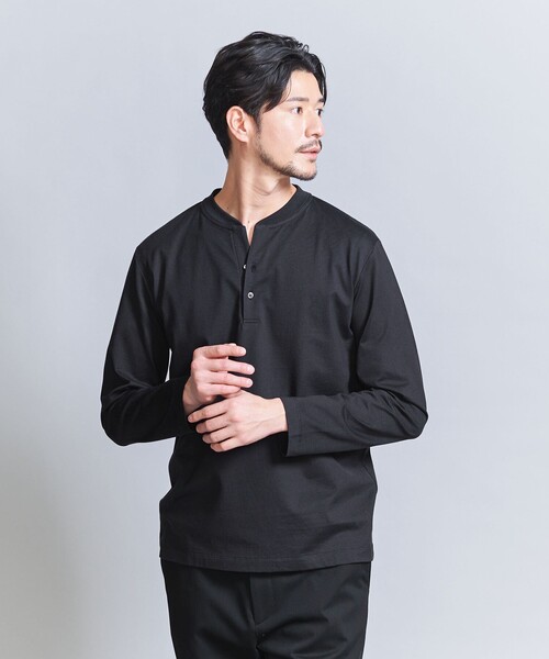tシャツ 「WEB限定 WARDROBE SMART」クリア ガスコットン ヘンリーネック カットソー「抗菌・防臭」 メンズ | BEAUTY＆YOUTH UNITED ARROWS | 04