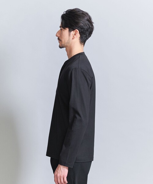 tシャツ 「WEB限定 WARDROBE SMART」クリア ガスコットン ヘンリーネック カットソー「抗菌・防臭」 メンズ | BEAUTY＆YOUTH UNITED ARROWS | 15