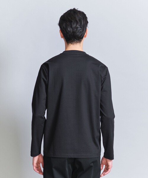 tシャツ 「WEB限定 WARDROBE SMART」クリア ガスコットン ヘンリーネック カットソー「抗菌・防臭」 メンズ | BEAUTY＆YOUTH UNITED ARROWS | 16