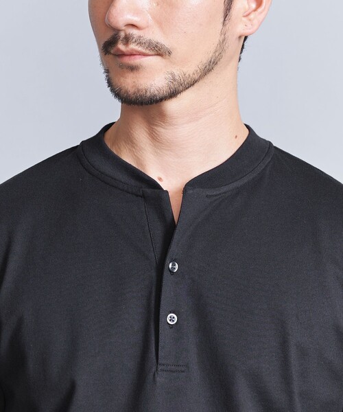 tシャツ 「WEB限定 WARDROBE SMART」クリア ガスコットン ヘンリーネック カットソー「抗菌・防臭」 メンズ | BEAUTY＆YOUTH UNITED ARROWS | 17