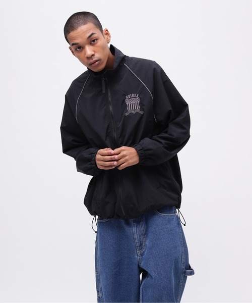 期間限定30％OFF! NYLON ナイロンジャケット AVIREX PIPING JACKET STAND ジャケット・アウター