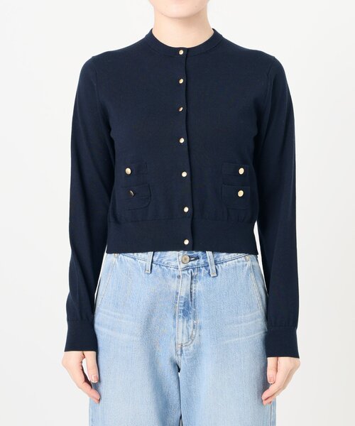 【値下げ】IENA PARIGI クルーネックカーディガン IENA｜PARIGI クルーネックカーディガン | Rakuten Fashion(楽天