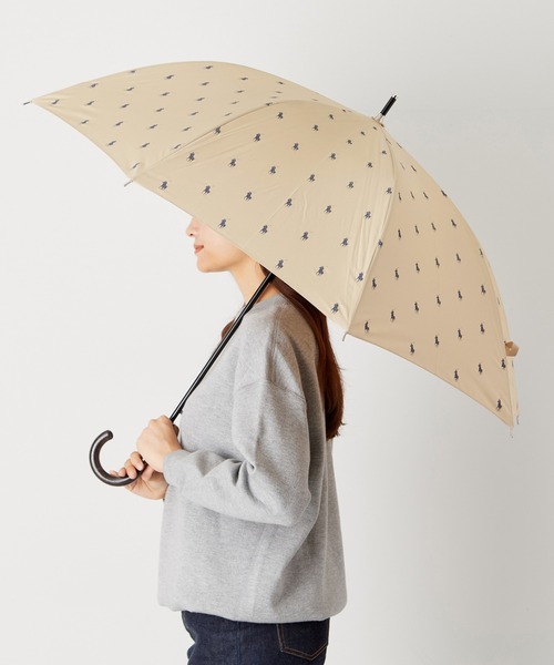 ラルフローレン☆軽量☆ジャンプ式紳士用雨傘(ベージュ) POLO RALPH LAUREN（ポロ・ラルフローレン） ラルフローレン 傘 「WEB