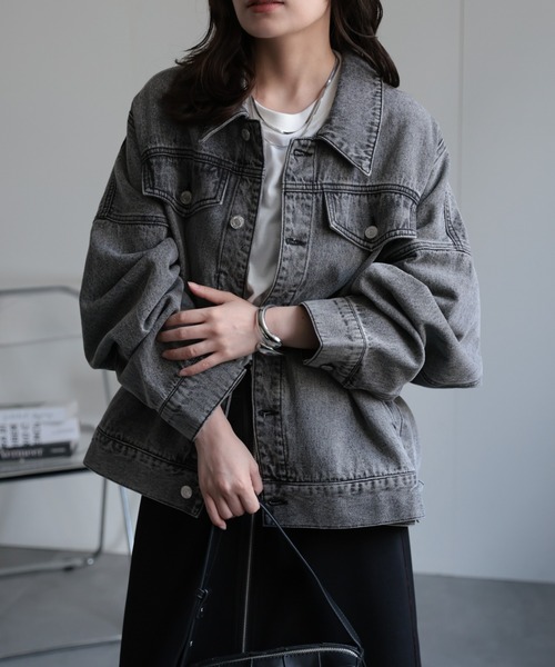 ジャケット・アウター BIG SILHOUETTE COLOR DENIM JACKET ジャケット・アウター BIG SILHOUETTE COLOR DENIM JACKET BIG
