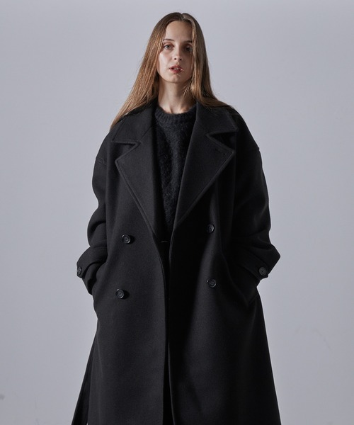 CLEL（クレイル） チェスターコート M ブラック メンズ : ZOZOTOWN