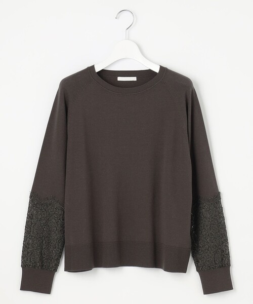 ニット セーター レースコンビ ニット レディース JILL STUART ニット セーター レースコンビハイゲージニット