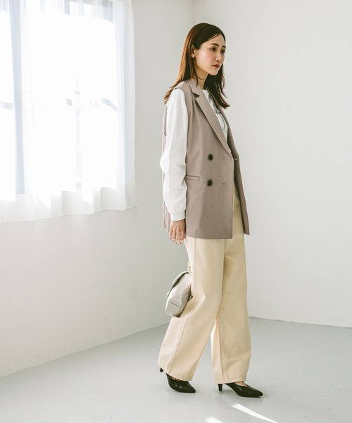 即納＞コットンダブルジレ | STYLE04