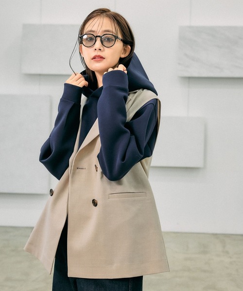 お手入れラクラクSET UPジレ GLOBAL WORK ベスト ジレ お手入れラクラクSET UPジレ/290020