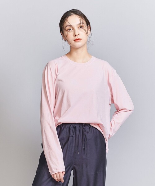 BEAUTY&YOUTH コットン ルーズ ロングスリーブ Tシャツ BEAUTY＆YOUTH UNITED ARROWS tシャツ コットン ルーズ ロング