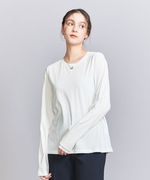 BEAUTY＆YOUTH UNITED ARROWS tシャツ コットン ルーズ ロング
