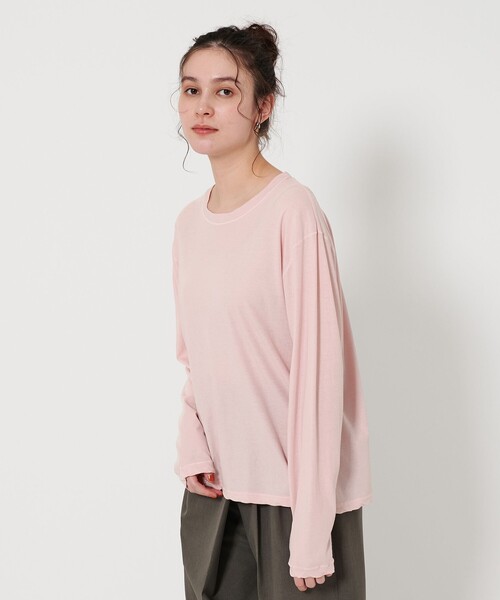 tシャツ コットン ルーズ ロングスリーブ Tシャツ レディース BEAUTY＆YOUTH UNITED ARROWS tシャツ コットン ルーズ ロング