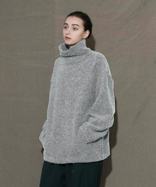 「my beautiful landlet」 長袖ニット 0 ブラック メンズ_画像3