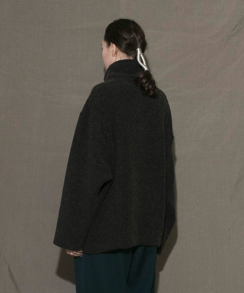 「my beautiful landlet」 長袖ニット 0 ブラック メンズ_画像7