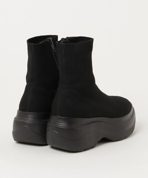 「R&E rosessence」 ショートブーツ - ブラック レディース_画像2