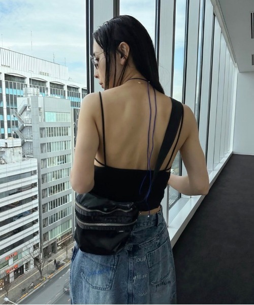 Ameri（アメリ） カップ付き キャミソール 25SS USEFUL CUP CAMI TOP