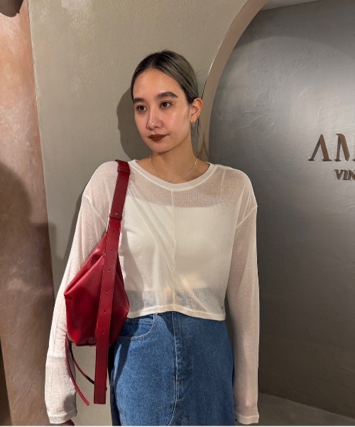 Ameri（アメリ） カップ付き キャミソール 25SS USEFUL CUP CAMI TOP
