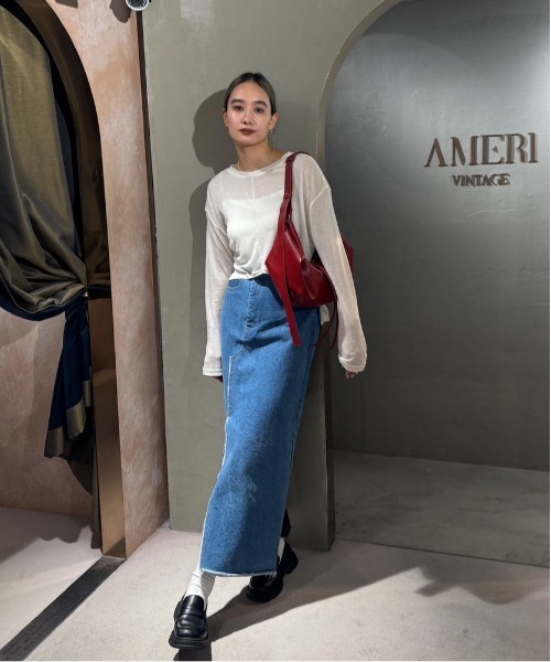 Ameri（アメリ） カップ付き キャミソール 25SS USEFUL CUP CAMI TOP