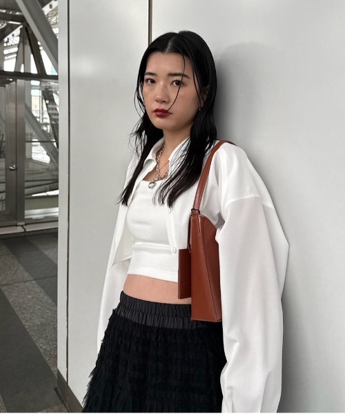 Ameri（アメリ） カップ付き キャミソール 25SS USEFUL CUP CAMI TOP