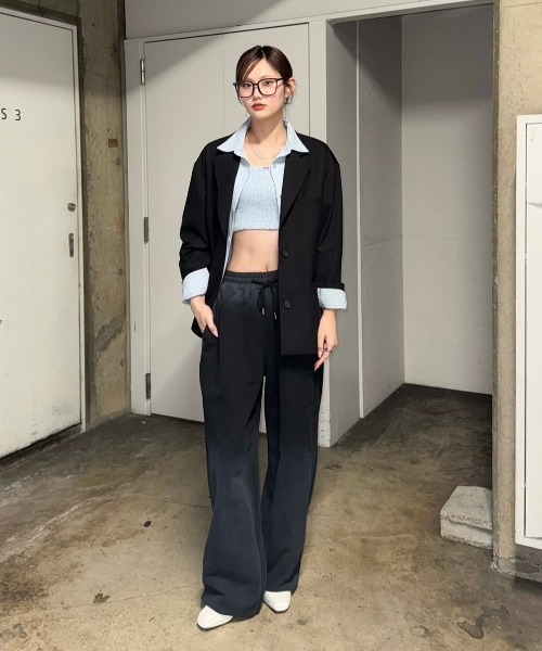 ACLENT（アクレント） スウェットパンツ ジャージ グラデーションロゴ