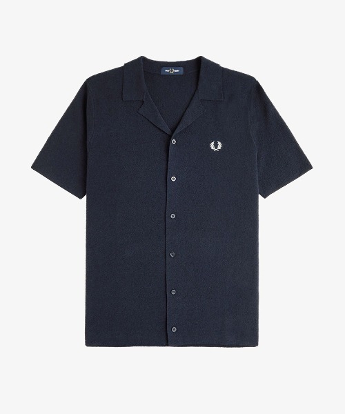 FRED PERRY ポロシャツ Revere Collar Knitted Polo Shirt
