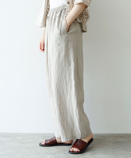 yuni パンツ Linen drawstrings レディース : ZOZOTOWN Yahoo!店