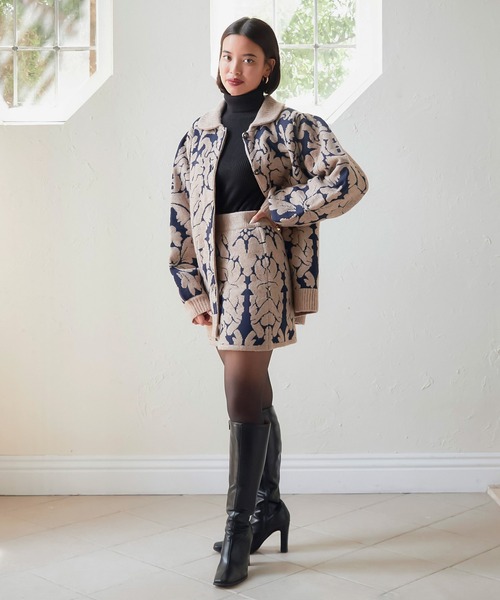 「TINA：JOJUN」 ジャケット M ブルーグリーン レディース_画像6