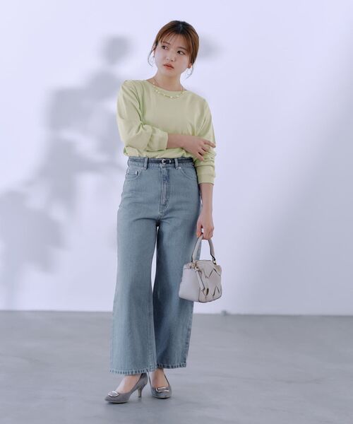 トレーナー スウェット カットアウトライトスウェットロンT 「低身長・小柄女性」 レディース トレーナー スウェット カットアウトライトスウェットロンT 「低