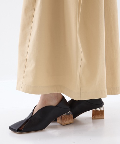 ALM. ERIN LEATHER PUMPS （Gold） -ファッション通販 FASHION WALKER