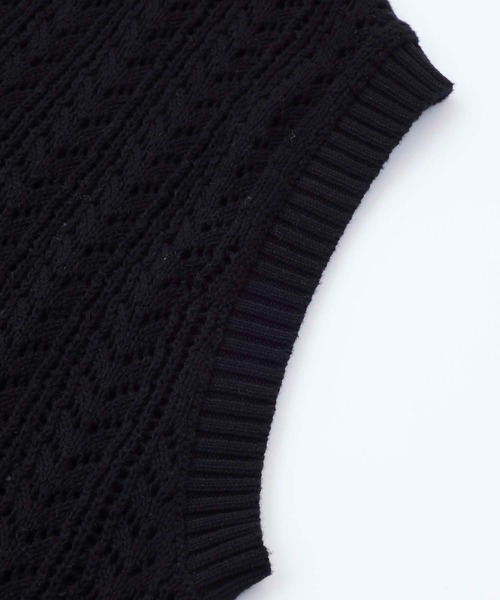 「X-girl」 Vネックニット ONE SIZE ブラック レディース X-girl 「X-girl」 Vネックニット ONE SIZE ブラック レディース