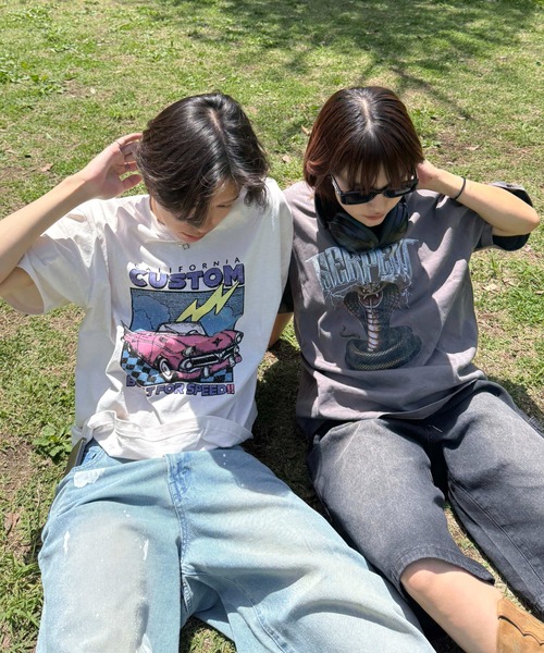 tシャツ 半袖 ヴィンテージライクアソートバンT レディース メンズ