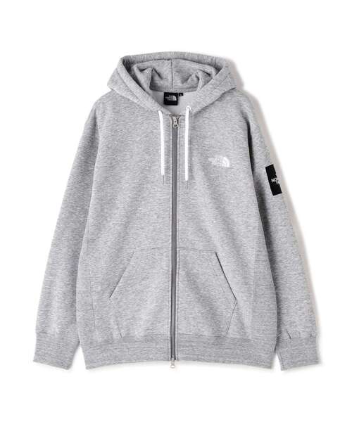 【ひー☪︎】 ノースフェイス　ジップアップパーカー　グレー THE NORTH FACE 「THE FACE」 ジップアップパーカー X-LARGE